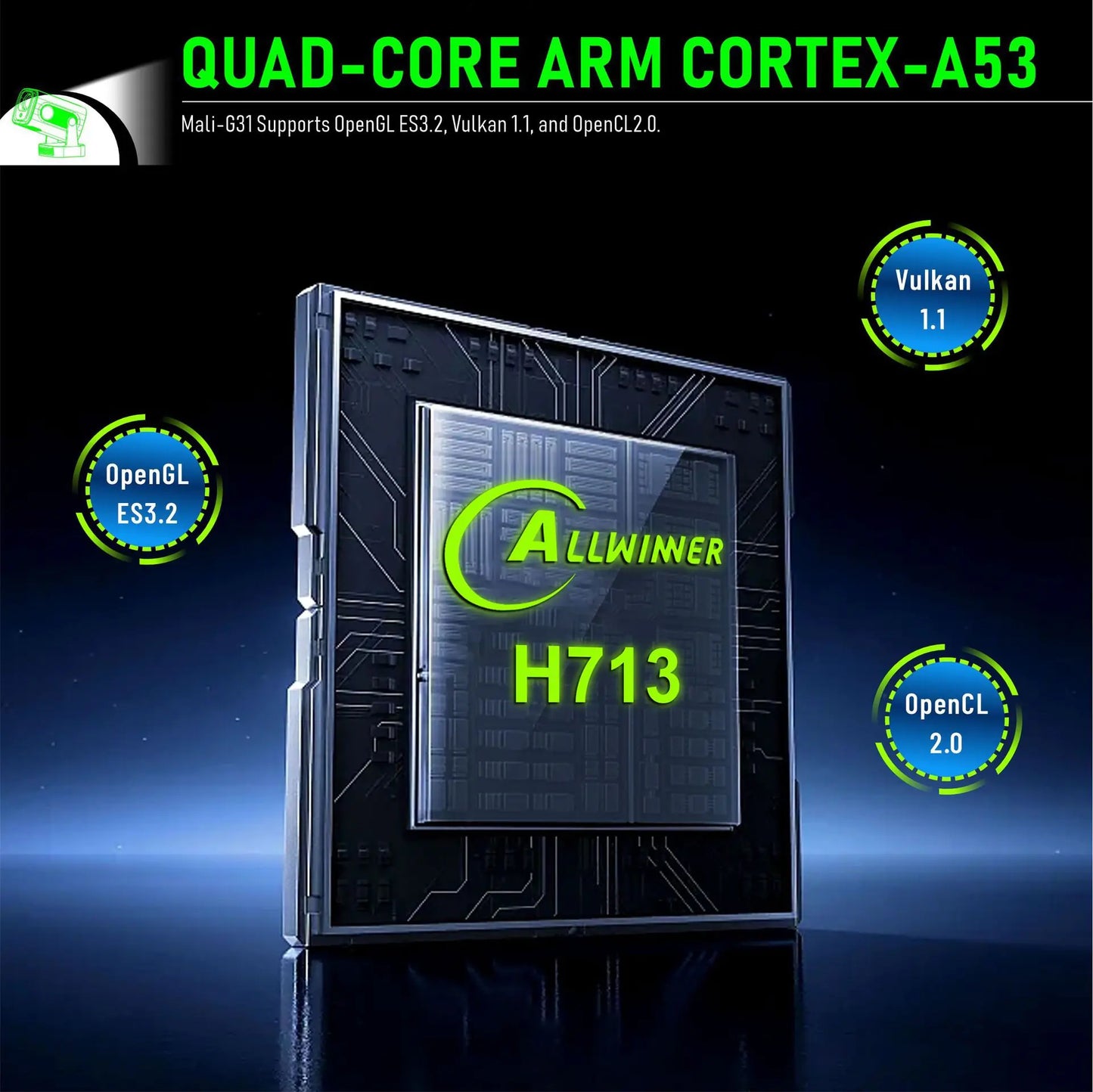 Auto-Focus WiFi 6 1080p Home Projector